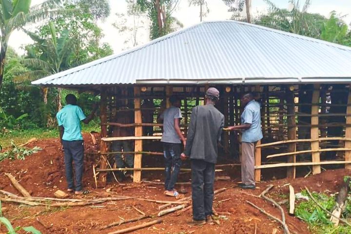 Family with new home